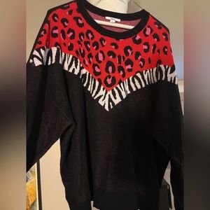 BOGO red knit sweater